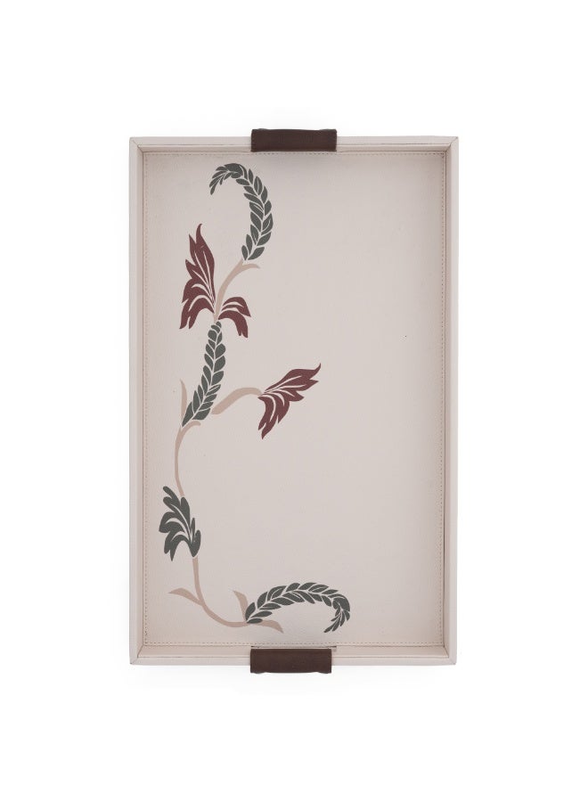 بلندز صينية تقديم بيج بنقش الزهور - Image 3